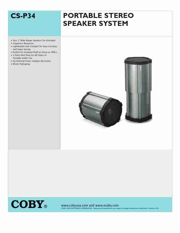 COBY electronic Speaker CS-P34-page_pdf